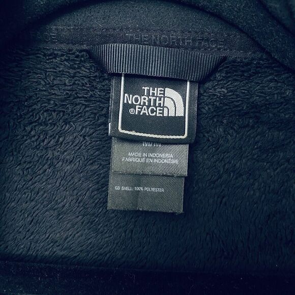 The North Face Oscito Black Full Zip Shaggy Cinch Hem Jacket Women's Medium - Picture 3 of 16